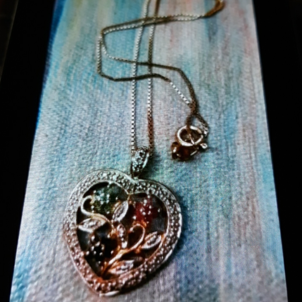 Emerald/Ruby/Sapphire/Diamond Necklace